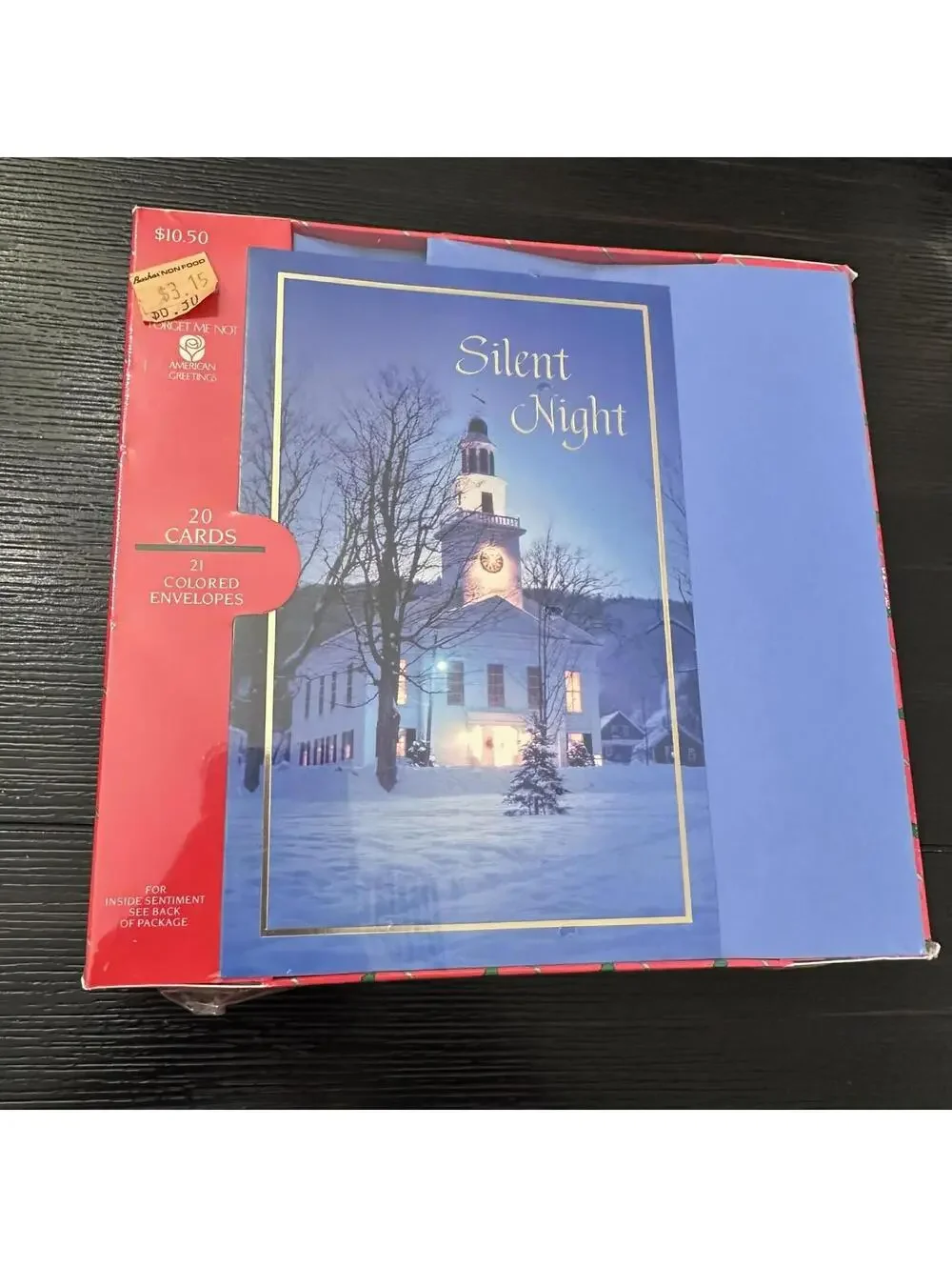 Vintage American Greetings Silent Night Christmas Cards Boxed Set 20 Cards New